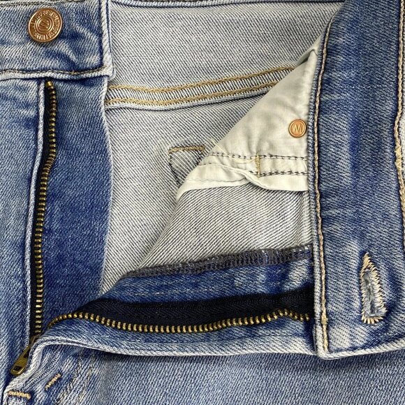 NEW MOTHER Women’s The Lil Insider Crop Step Fray Jeans – Size 32P - Picture 11 of 13